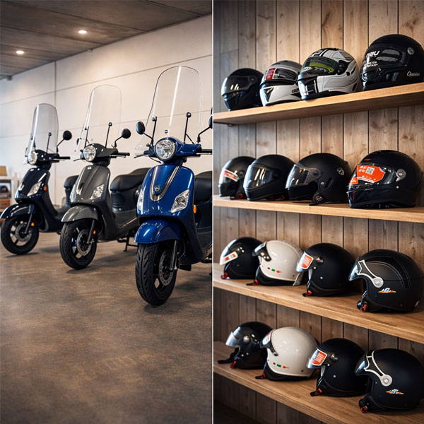 Showroom van Grinsven scooters scooterwinkel in schijndel